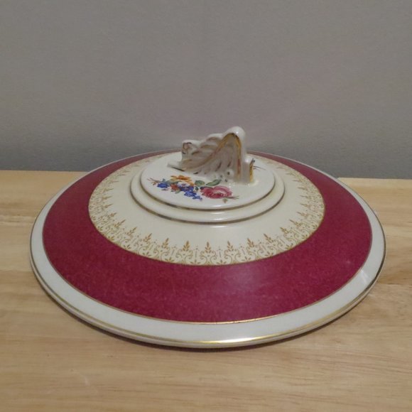 Serving Bowl Tureen with Lid Burgess & Leigh Burleigh Ware 9" 5594H Earthenware - Picture 11 of 15